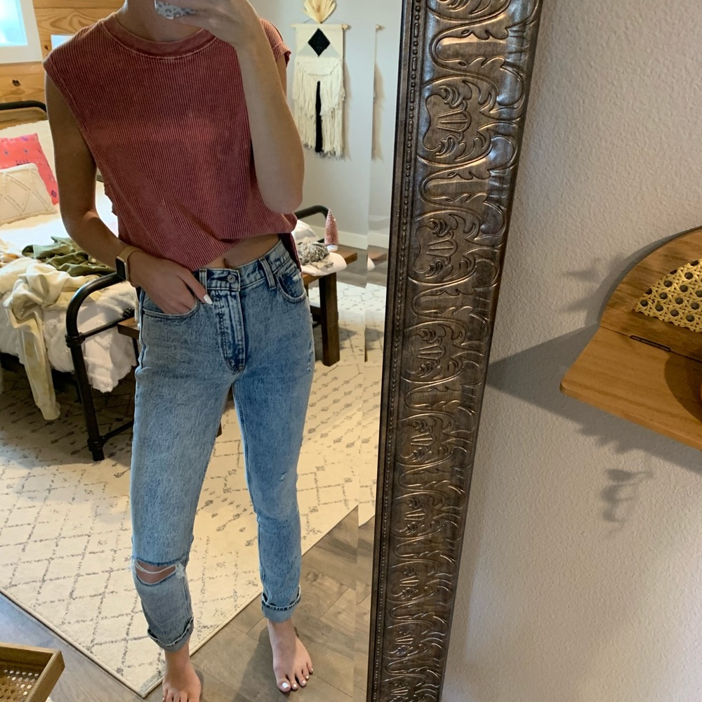 abercrombie 90s skinny high rise jeans
